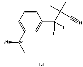 2919361-53-6 (R)-3-(3-(1-氨基乙基)苯基)-3,3-二氟-2,2-二甲基丙腈盐酸盐