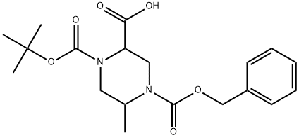 2919975-06-5 4-((苄氧基)羰基)-1-(叔丁氧基羰基)-5-甲基哌嗪-2-羧酸