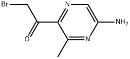 1-(5-氨基-3-甲基吡嗪-2-基)-2-溴乙烷-1-酮,2920210-74-6,结构式
