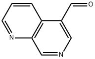 1,7-萘啶-5-甲醛 结构式