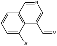 5-Bromoisoquinoline-4-carbaldehyde 化学構造式