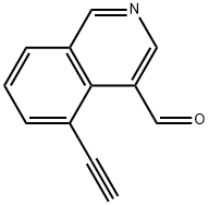 5-Ethynylisoquinoline-4-carbaldehyde Structure