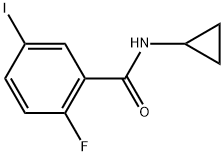 N-cyclopropyl-2-fluoro-5-iodobenzamide Structure