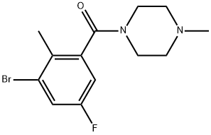 3 Bromo 5 Fluoro 2 Methylphenyl 4 Methylpiperazin 1 Yl Methanone