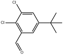 5-(tert-butyl)-2,3-dichlorobenzaldehyde 化学構造式