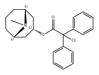 α-Chloro-α,α-diphenylacetic acid (1β,5β)-9-methyl-9-azabicyclo[3.3.1]nonan-3α-yl ester|