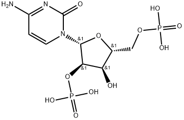 2'-Cytidylic acid, 5'-(dihydrogen phosphate) Struktur