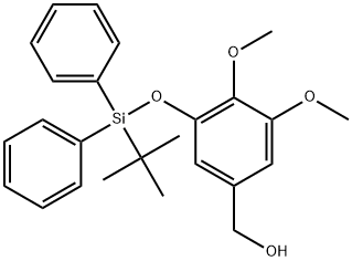 (3-((叔丁基二苯基甲硅烷基)氧基)-4,5-二甲氧基苯基)甲醇, 2922460-59-9, 结构式