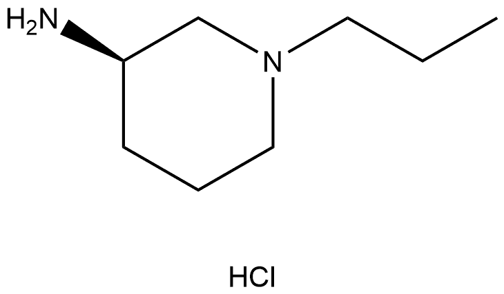(R)-1-丙基-3-氨基哌啶盐酸盐,2923540-45-6,结构式