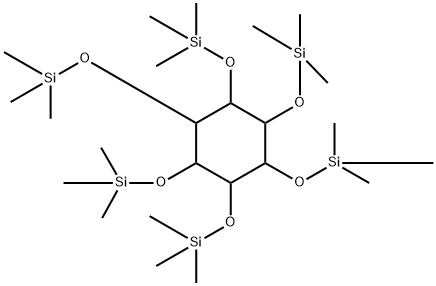 1-O,2-O,3-O,4-O,5-O,6-O-ヘキサキス(トリメチルシリル)-allo-イノシトール 化学構造式