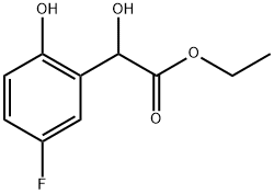 Ethyl 5-fluoro-α,2-dihydroxybenzeneacetate Structure