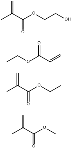 Methacrylic acid, 2-hydroxyethyl ester polymer with ethyl acrylate, ethy methacrylate and methyl methacrylate|甲基丙烯酸乙酯和甲基丙烯酸甲酯的聚合物