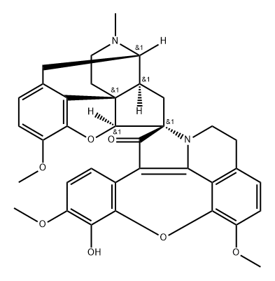 Cancentrine,29477-90-5,结构式