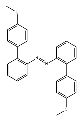 2,2'-Bis(p-methoxyphenyl)azobenzene Structure