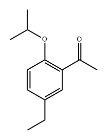 1-(5-Ethyl-2-isopropoxyphenyl)ethanone Struktur