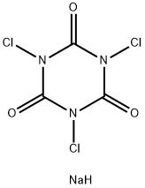 1,3,5-trichloro-1,3,5-triazine-2,4,6(1H,3H,5H)-trione, sodium salt 结构式