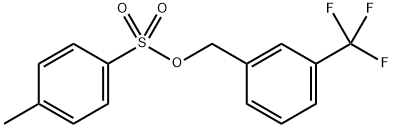 Benzenemethanol, 3-(trifluoromethyl)-, 1-(4-methylbenzenesulfonate) Struktur