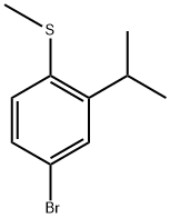 (4-bromo-2-isopropylphenyl)(methyl)sulfane Structure