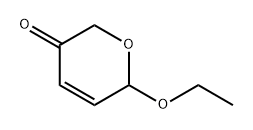 6-ethoxy-2H-pyran-3(6H)-one 化学構造式