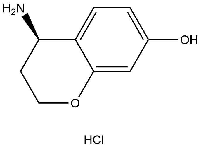 (R)-4-aminochroman-7-ol hydrochloride Struktur