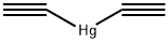 MERCURY ACETYLIDE ((HG(C2H)2)) Structure