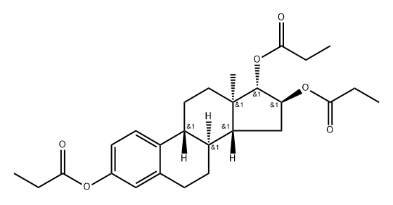 ent-Estriol 3,16,17-tripropionate Struktur