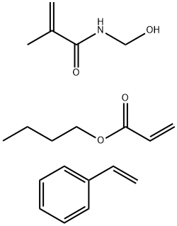 30209-96-2 2-丙烯酸丁酯与乙烯基苯和N-(羟甲基)-2-甲基-2-丙烯酰胺的聚合物