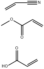 2-Propenoic acid, polymer with methyl 2-propenoate and 2-propenenitrile|2-丙烯酸与2-丙烯酸甲酯和2-丙烯腈的聚合物