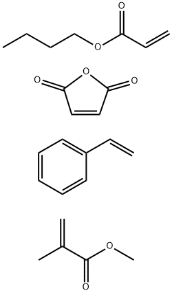 2-Propenoic acid,2-methyl-,methyl ester,polymer with butyl 2-propenoate,ethenylbenzene and 2,5-furandione|乙烯基苯和2,5-呋喃二酮的聚合物