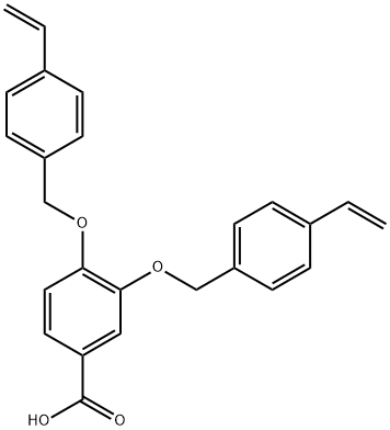 3,4-Bis[(4-ethenylphenyl)methoxy]benzoic acid|3,4-双[(4-乙烯基苯基)甲氧基]苯甲酸