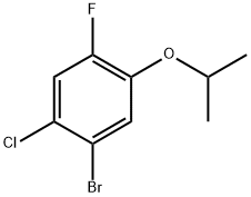 1-bromo-2-chloro-4-fluoro-5-isopropoxybenzene,304440-76-4,结构式