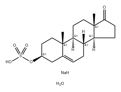 DEHYDROISOANDROSTERONE 3-SULFATE Struktur
