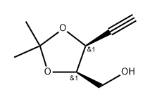 ((4R,5S)-5-Ethynyl-2,2-dimethyl-1,3-dioxolan-4-yl)methanol Structure