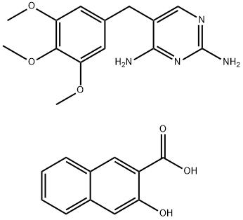 TRIMETHOPRIM NAPHTHOATE, 98 结构式