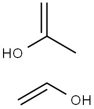 1-Propen-2-ol, polymer with ethenol Structure