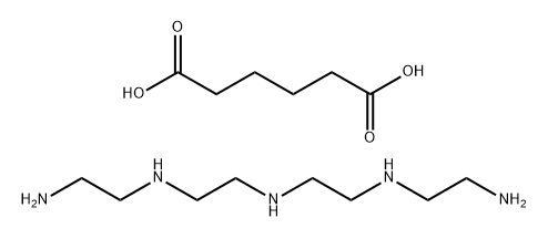 Hexanedioic acid, polymer with N-(2-aminoethyl)-N-2-(2-aminoethyl)aminoethyl-1,2-ethanediamine Structure