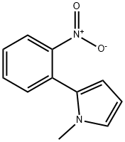 1-methyl-2-(2-nitrophenyl)-1H-pyrrole 化学構造式