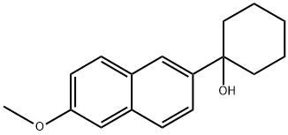 1-(6-methoxynaphthalen-2-yl)cyclohexanol Structure