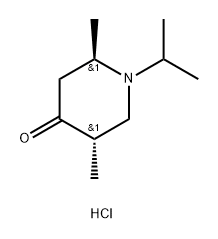 (2S,5R)-1-异丙基-2,5-二甲基哌啶-4-酮,30670-98-5,结构式