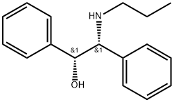 ERYTHRO-1,2-DIPHENYL-2-(PROPYLAMINO)-ETH ANOL, 98 化学構造式