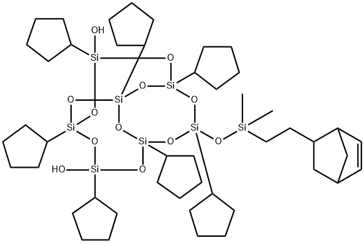 (DIMETHYL(NORBORNENYLETHYL)SILYLOXY)HEP&|9-{二甲基[2-(5-降冰片烯-2-基)乙基]硅氧基}-1,3,5,7,9,11,14-七环戊基三环[7.3.3.15,11]七硅氧烷-1,5-二醇