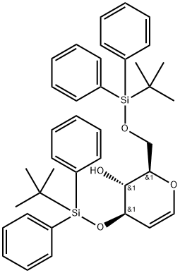 3 6-DI-O-(TERT-BUTYLDIPHENYLSILYL)-D- 化学構造式