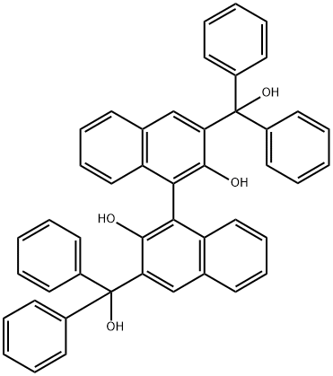 S-2,2'-DIHYDROXY-Α,Α,Α',Α'-TETRAPHENYL-[1,1'-BINAPHTHALENE]-3,3'-DIMETHANOL,309269-73-6,结构式