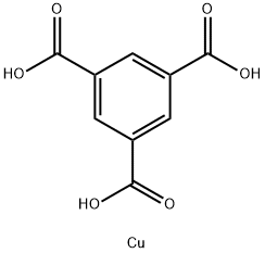 1,3,5-Benzenetricarboxylic acid, copper(2+) salt (2:3) Struktur