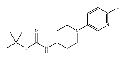 tert-Butyl 1-(6-chloropyridin-3-yl)piperidin-4-ylcarbamate,309962-58-1,结构式