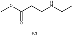 β-Alanine, N-ethyl-, methyl ester, hydrochloride (8CI) Structure