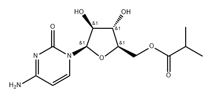 5'-O-异丁酰阿糖胞苷,31088-20-7,结构式