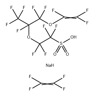 1,1,2,2-四氟-2-[1,2,2-三氟-2-[(三氟乙烯)氧]-1-(三氟甲基)乙氧基]乙磺酸钠与四氟乙烯的共聚物,31176-88-2,结构式