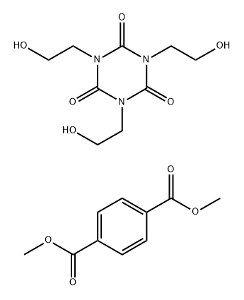 Dimethyl 1,4-benzenedicarboxylate polymer with 1,3,5-tris(2-hydroxyethyl)-1,3,5-triazine-2,4,6(1H,3H,5H)-trione,31177-62-5,结构式