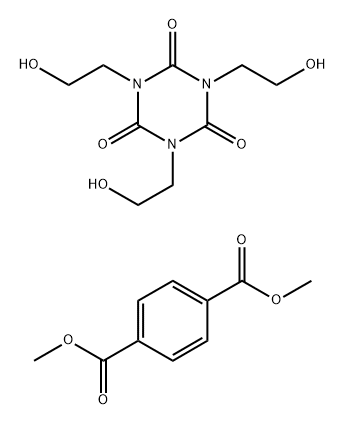 1,4-트리스(1,3,5-히드록시에틸)-2-트리아진-1,3,5(2,4,6H,1H,3H)-트리온을갖는디메틸5-벤젠디카르복실레이트중합체